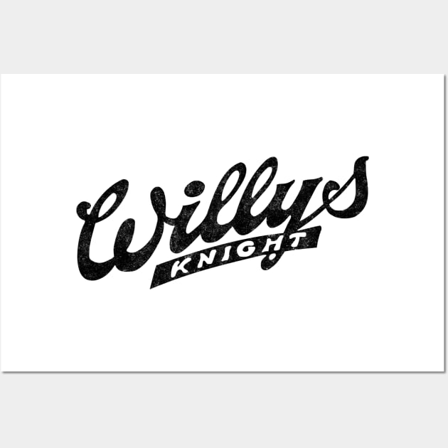 Retro Classic Cats Willys Knight l Wall Art by karutees